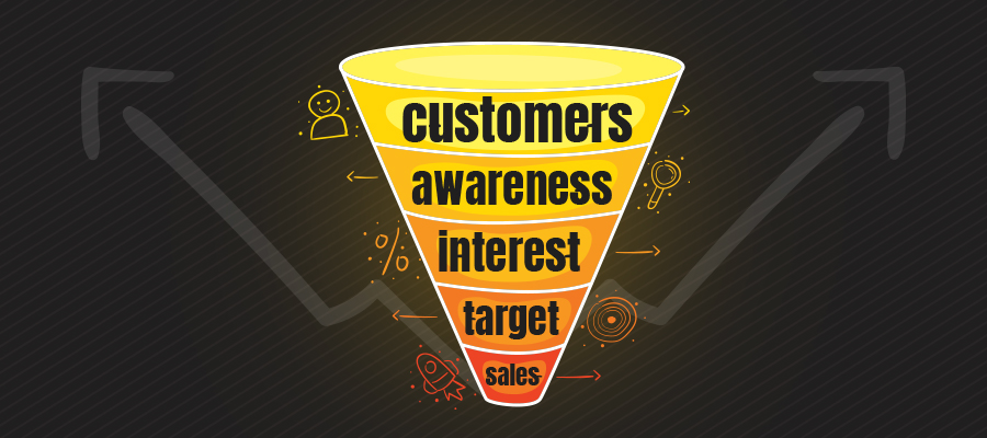 marketing funnel cone